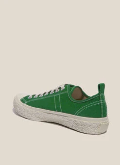YMCWomen's Lace Up Canvas Sneakers - Green -Modern Pant Wear Shop YMC Women s Lace Up Canvas Sneakers Green 20230922185656