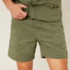 Kings Of IndigoKings Of Indigo Bidatsu Linen Mix Shorts - Treetop
